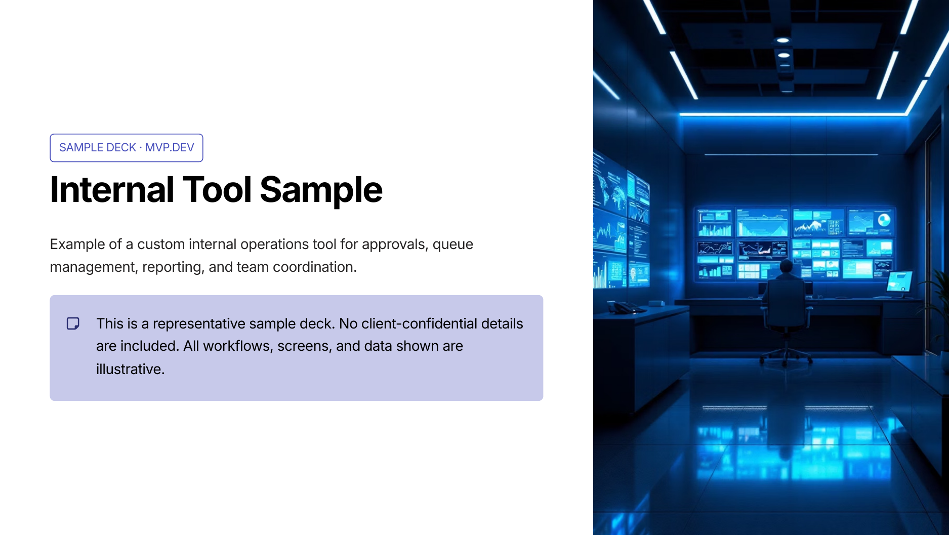 Preview of the Gamma-designed internal tools sample PDF